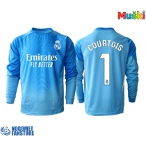 Real Madrid Thibaut Courtois #1 Golmanski Domaci Dres 2025-26 Dugi Rukav